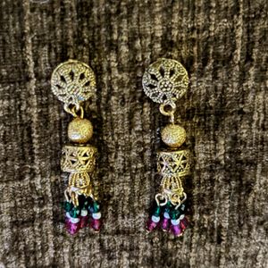 Combo Gold Copper Earrings