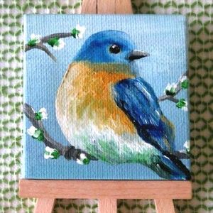 Cute Birds Painting