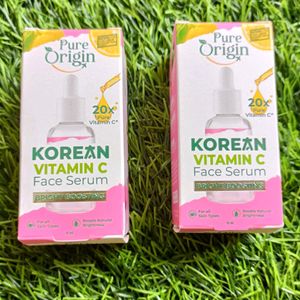 💥Buy 1+1 Offer💥Korean Vit C Face Serum Combo