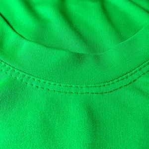 InkTees Men Round Neck Polyester Green Tshirt