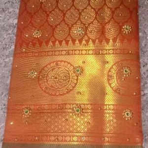 🧡 New Banarashi Silk Saree ♥️♥️