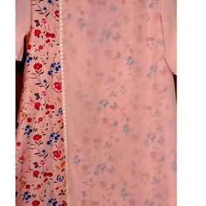 Peach Colour Kurta