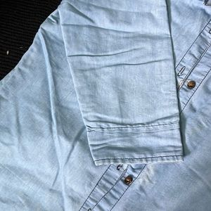 Like New Denim Shirt For Grabs