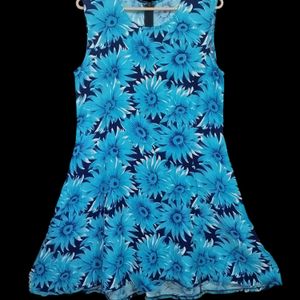 Blue Sunflower Dress