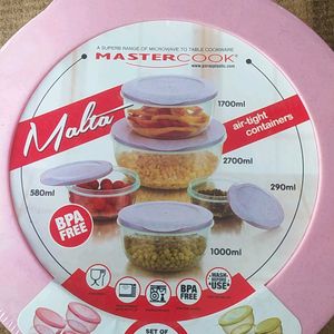 Mastercook Malta Air Tight Containers