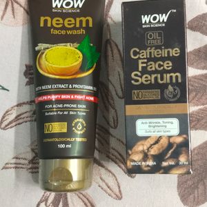 Combo Of Wow Face Wash & Serum