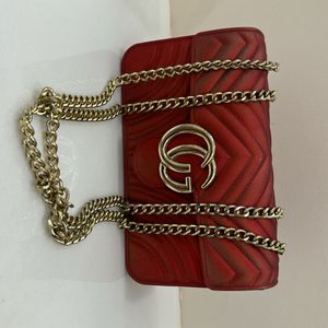 Red Clutch/ Sling Bag