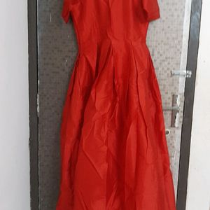 Unused new Red Gown , Bust 34 Inches