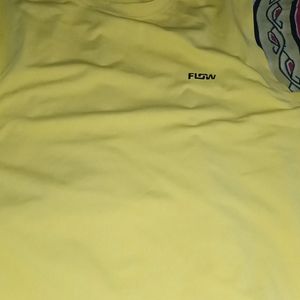 Yellow T-shirt You Can Wear It On Gym Also