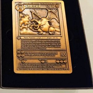 Pokemon Card Metal Charizard