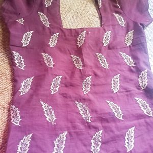 Half Sleeve Cotton Kurti