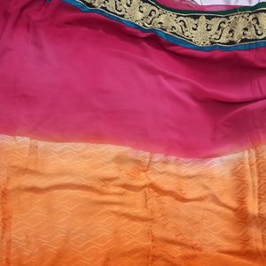 Double Shade Saree