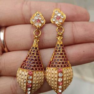 Golden Hanging Earrings