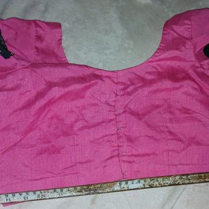 Pink Tailored Stitch Blouse