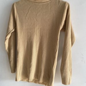 Tan Brown Turtle Neck