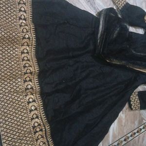 Beautiful Black Festive Anarkali