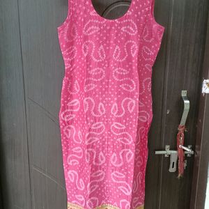 Kurti Pink Silk