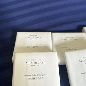 6 Apothecary Bath Soaps Himalaya Cedar Orange Rind