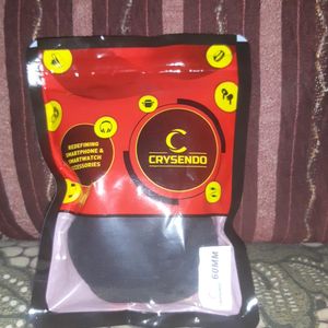 Crysendo Headphone Cushion (60mm)(Black).