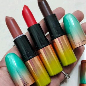 Mac Lipstick Set Of 3..