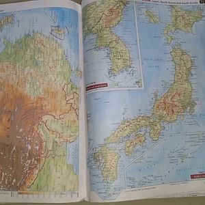 OXFORD SCHOOL ATLAS 34 GEOGRAPHY WORLD MAP STUDENT