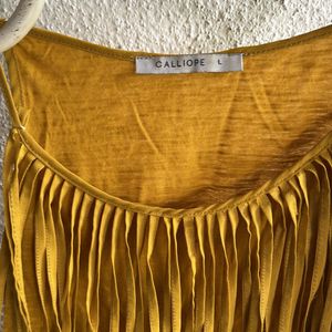 Yellow Strap Top