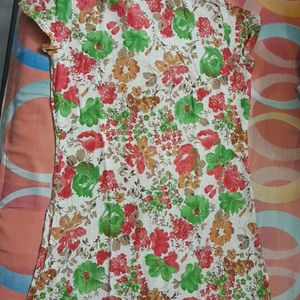 Floral print extremely soft light weight cotton ku