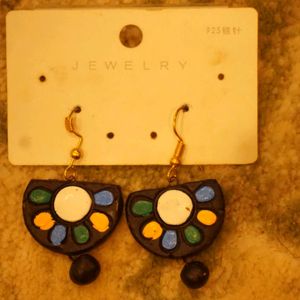 Multicolour Clay Earring