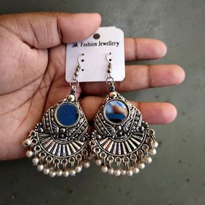 Beautiful Silver Earrings 😍😍 And One Nose Ring😘