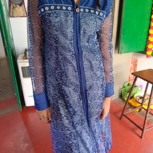 Blue Colour Kurti