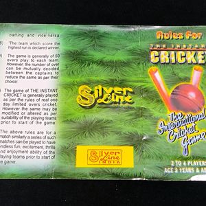 The Instant Cricket Game