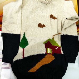 Boys And Girls Handmade Woolen Sweater