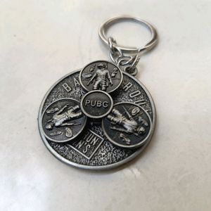 Pubg Metalic Spinner Keychain