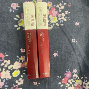 Combo of liquid matte maybelline newyork lipstick