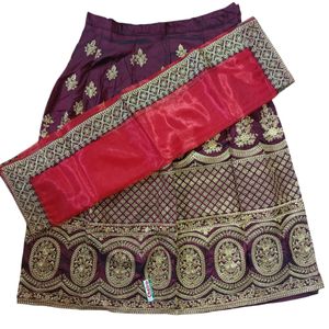 Heavy Zari Work Lehenga