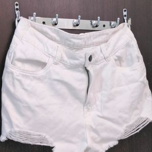 white shorts