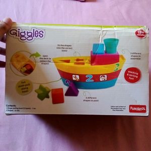 Giggles Stack A Boat Toy- Unopened Pack