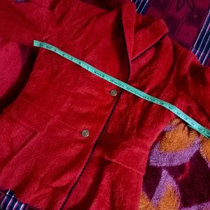 Women Red  Coat / Blazer