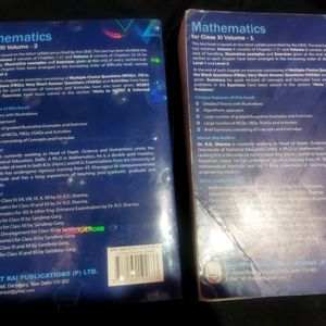 Rd Sharma Class 11 Volume 1&2