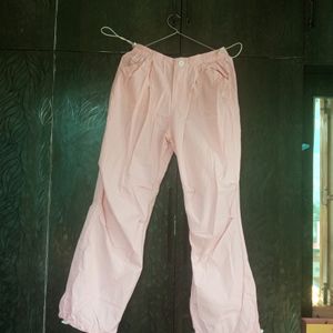 Pink Parachute Pant