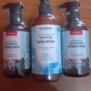 Intimate Wash And Body Lotion