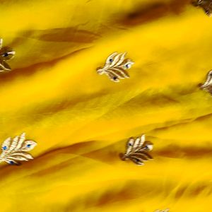 Yellow Beautiful Wedding Saree