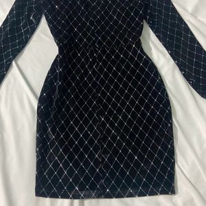 SHEIN tall mesh insert bodycon dress