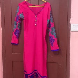 Pink Kurta