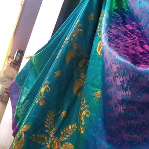 Double Shade New Saree