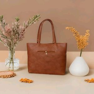 Beautiful Brown Handbag High Quality Material