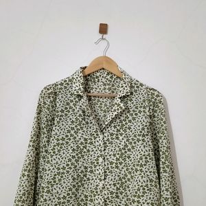 Floral Decent Formal Wear Shirt For Womens