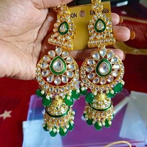 💚✳️ Kundan Ethnic Bridial Jwellery Set✳️💚