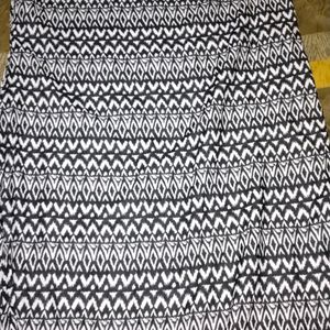 Black And White Zig Zag Kurti