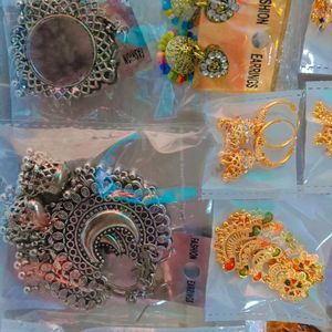 Women's Jhumkas Pack Of 3